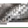 Mexen Lunar L Pentagonale Duschkabine schwenkbar rechts 80 x 100 cm, transparent, weiß - 831L-080P-100L-20-00-P