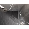 Mexen Lunar cabine de douche pentagonale pivotante droite 80 x 90 cm, transparent, blanc - 831-080P-090L-20-00-P