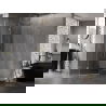 Mexen Lunar L vijfhoekige douchecabine zwenkbaar links 80 x 90 cm, transparant, goud - 831L-080L-090P-50-00-L