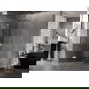 Mexen Lunar L vijfhoekige douchecabine zwenkbaar links 80 x 90 cm, transparant, goud - 831L-080L-090P-50-00-L