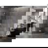 Mexen Lunar vijfhoekige douchecabine linksdraaiend 80 x 90 cm, transparant, goud - 831-080L-090P-50-00-L