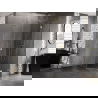 Mexen Lunar L Fünfeck-Duschkabine schwenkbar rechts 80 x 90 cm, transparent, gold - 831L-080P-090L-50-00-P