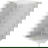 Mexen Lunar L vijfhoekige draaideur douchecabine rechts 90 x 100 cm, transparant, goud - 831L-090P-100L-50-00-P