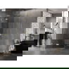 Mexen Lunar L vijfhoekige douchecabine linksdraaiend 90 x 100 cm, transparant, geborsteld goud - 831L-090L-100P-55-00-L