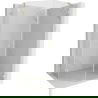 Mexen Lunar vijfkantige schuifdouche links 80 x 100 cm, transparant, goud geborsteld - 831-080L-100P-55-00-L