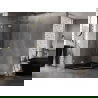 Mexen Lunar vijfkantige schuifdouche links 80 x 100 cm, transparant, goud geborsteld - 831-080L-100P-55-00-L