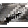 Mexen Lunar vijfkantige schuifdouche links 80 x 100 cm, transparant, goud geborsteld - 831-080L-100P-55-00-L