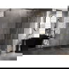 Mexen Lunar L Fünfeck-Duschkabine, rechts öffnend, 80 x 90 cm, transparent, gebürstetes Gold - 831L-080P-090L-55-00-P