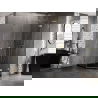 Mexen Lunar L vijfhoekige douchecabine scharnierend rechts 90 x 100 cm, transparant, geborsteld goud - 831L-090P-100L-55-00-P