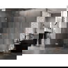 Mexen Lunar L fünfeckige Duschkabine, schwenkbar, links 80 x 100 cm, transparent, Roségold - 831L-080L-100P-60-00-L
