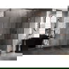 Mexen Lunar L vijfhoekige douchecabine scharnier rechts 90 x 100 cm, transparant, roze goud - 831L-090P-100L-60-00-P