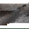 Mexen Lunar L fünfeckige Duschkabine mit linker Tür 80 x 100 cm, transparent, gebürstetes Kupfer - 831L-080L-100P-65-00-L