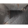 Mexen Lunar L kabina za tuširanje peterokutna zakretna lijeva 80 x 100 cm, prozirna, brušeni bakar - 831L-080L-100P-65-00-L