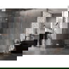 Mexen Lunar Fünfeck-Duschkabine, links öffnend, 90 x 100 cm, transparent, gebürstetes Kupfer - 831-090L-100P-65-00-L