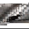 Mexen Lunar Fünfeck-Duschkabine, rechts öffnend, 80 x 100 cm, transparent, gebürstetes Kupfer - 831-080P-100L-65-00-P