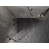 Mexen Lunar pentagonal shower enclosure hinged left 90 x 100 cm, transparent, brushed gun gray - 831-090L-100P-66-00-L