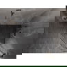 Mexen Lunar L Fünfeck-Duschkabine rechts öffnend 90x100 cm transparent, gebürstet gun gray - 831L-090P-100L-66-00-P