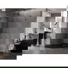 Mexen Lunar L Fünfeck-Duschkabine links schwenkbar 90 x 100 cm, transparent, schwarz - 831L-090L-100P-70-00-L