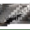 Mexen Lunar L Fünfeck-Duschkabine links schwenkbar 90 x 100 cm, transparent, schwarz - 831L-090L-100P-70-00-L