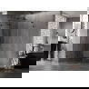 Mexen Lunar L Fünfeck-Duschkabine links schwenkbar 90 x 100 cm, transparent, schwarz - 831L-090L-100P-70-00-L