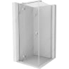 Mexen Mist H T Duschkabine mit Tür, links 110 x 110 cm, transparent, Chrom - 8A5T-110-110-01-00-L
