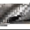 Mexen Lunar L fünfeckige Duschkabine rechts 80 x 90 cm, transparent, schwarz - 831L-080P-090L-70-00-P
