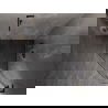 Mexen Lunar L Fünfeck-Duschkabine rechte Schwenktür 90 x 100 cm, transparent, schwarz - 831L-090P-100L-70-00-P