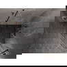 Mexen Lunar Fünfeck-Duschkabine, rechts öffnend, 90 x 100 cm, transparent, schwarz - 831-090P-100L-70-00-P