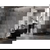 Mexen Lunar L Fünfeck-Duschkabine mit linker Tür 80 x 100 cm, transparent, Gun Metal - 831L-080L-100P-95-00-L