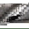 Mexen Lunar L vijfhoekige douchecabine met rechter scharnier 90 x 100 cm, transparant, gun metal - 831L-090P-100L-95-00-P