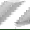 Mexen Lunar L fünfeckige Duschkabine, nach links öffnend, 80 x 100 cm, transparent, gebürsteter Nickel - 831L-080L-100P-97-00-L