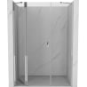 Mexen Mist 145 cm Pivot Shower Door, Transparent, Chrome - 8A4-145-001-01-00