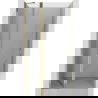 Mexen Mist douchedeur opengaand 75 cm, transparant, goud - 8A4-075-000-50-00