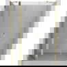 Mexen Mist Duschtür schwenkbar 150 cm, transparent, gold - 8A4-150-001-50-00