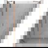 Mexen Mist Duschdrehtür 155 cm, transparent, gebürstetes Kupfer - 8A4-155-001-65-00