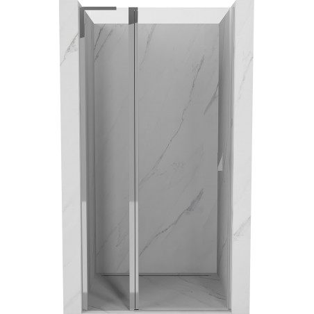 Mexen Mist L 115 cm Hinged Shower Door, Transparent, Chrome - 8A4L-115-000-01-00