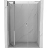Mexen Mist L drzwi prysznicowe uchylne 135 cm, transparent, chrom - 8A4L-135-001-01-00