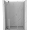 Mexen Mist L porte de douche battante 155 cm, transparent, chrome - 8A4L-155-001-01-00