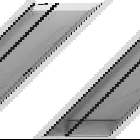 Mexen Mist Duschdreh­tür 75 cm, transparent, schwarz - 8A4-075-000-70-00