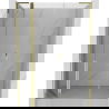 Mexen Mist L-Duschtür öffnend 140 cm, transparent, gold - 8A4L-140-001-50-00