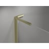 Mexen Mist L porte de douche pivotante 115 cm, transparent, doré - 8A4L-115-000-50-00