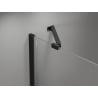 Mexen Mist porte de douche pivotante 115 cm, transparent, noir - 8A4-115-000-70-00