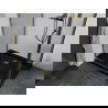 Mexen Apia Duschkabine verschiebbar 140 x 70 cm, transparent, gold + Flat Duschwanne, schwarz - 840-140-070-50-00-4070G