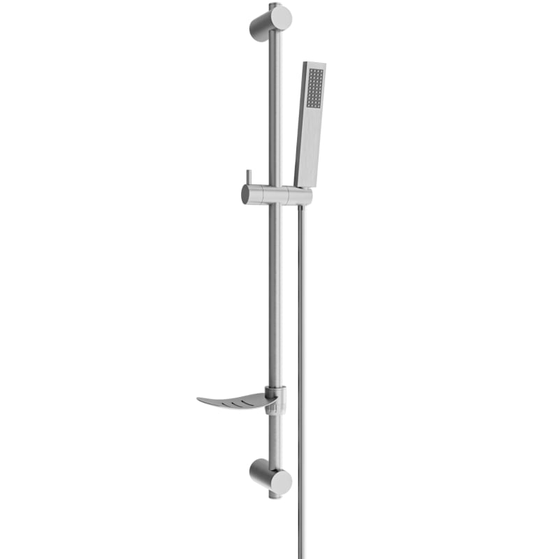 Mexen DF00 conjunto de ducha deslizante, gris cañón cepillado - 785004582-66