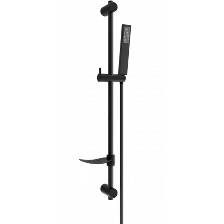 Mexen DF00 slide shower set, black - 785004582-70