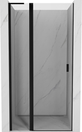 Mexen Mist L okretna tuš vrata 90 cm, prozirna, crna - 8A4L-090-000-70-00