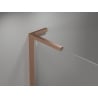 Mexen Mist L porte de douche battante 95 cm, transparent, cuivre brossé - 8A4L-095-000-65-00