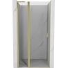 Mexen Mist L Duschdrehtür 110 cm, transparent, gold gebürstet - 8A4L-110-000-55-00