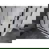 Mexen Apia schuifdouchecabine 100 x 100 cm, transparant, zwart + Flat douchebak, wit- 840-100-100-70-00-4010B