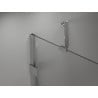Mexen Lunar-B Duschkabine schwenkbar links 85 x 70 cm, transparent, Chrom - 832-085-070-01-00-L